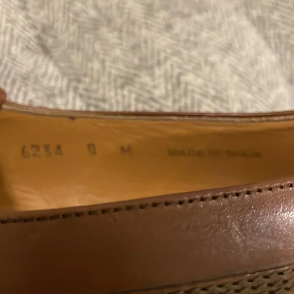Pelle Line Shoes tassel loafers size 8 M